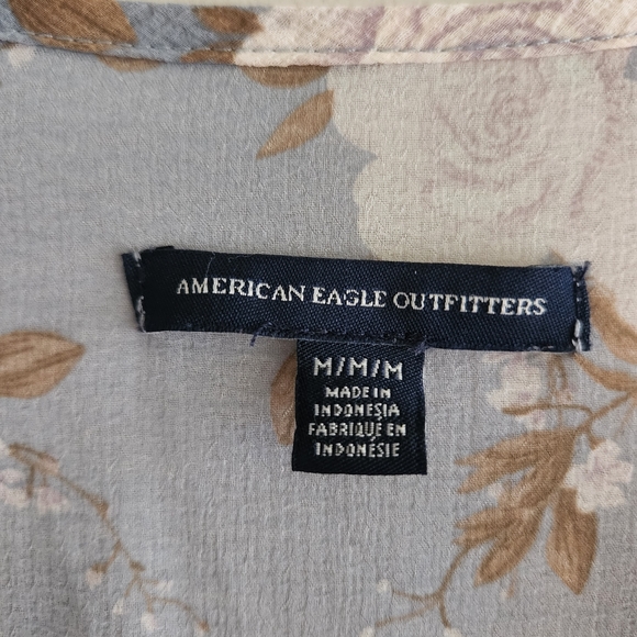 American Eagle Outfitters Medium GUC Boho Beautiful Blouse - Picture 8 of 13